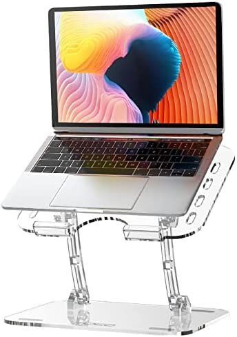Moko Adjustable Laptop Stand, Arylic Laptop Stand for Desk, Portable Ergonomic Computer Stand for... | Amazon (US)