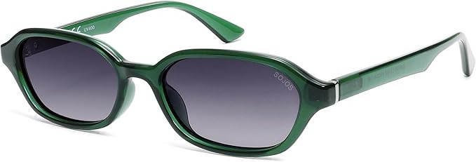 SOJOS Retro Rectangle Polarized Sunglasses for Women Men Trendy Hexagon Narrow Chic Y2K Sunnies S... | Amazon (US)