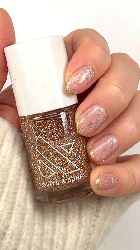 New Year’s Eve nail idea!!! 

#LTKSeasonal #LTKHoliday #LTKbeauty