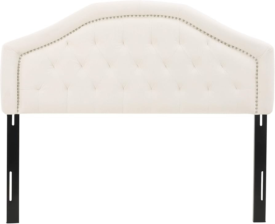 Christopher Knight Home Killian Fabric Headboard, Queen / Full, Ivory | Amazon (US)