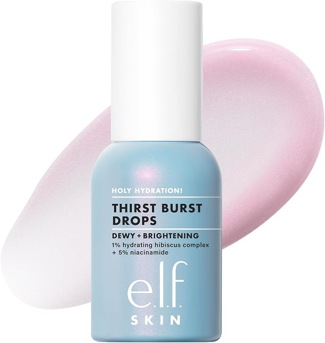e.l.f. SKIN Holy Hydration! Thirst Burst Drops, Serum For A Radiant Complexion Instantly & Over T... | Amazon (US)