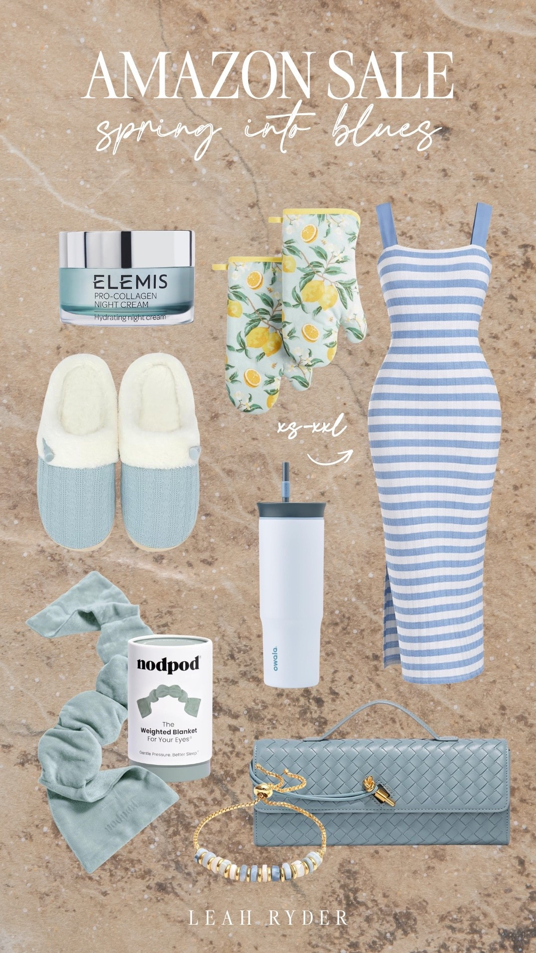 This whole blue palette just feels so fresh for spring… soft, calming, and really easy to style. I love mixing cozy pieces with a few polished touches like the striped dress and woven bag for that effortless look. It’s the kind of color story that works for lounging, running errands, or even casual dinners. Such a pretty way to refresh your wardrobe without overthinking it.

#LTKPlusSize #LTKSaleAlert