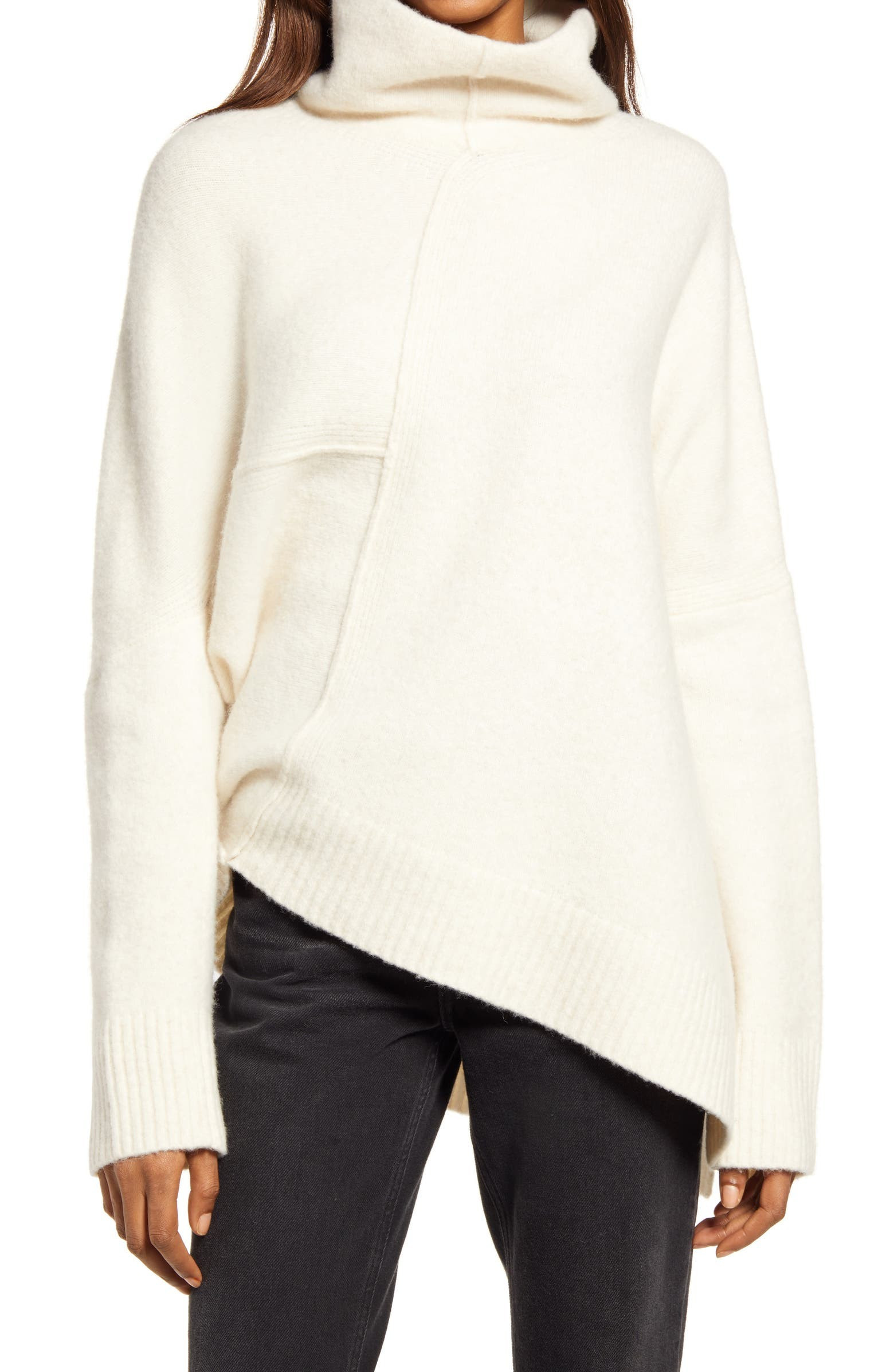 Lock Roll Neck Wool Blend Sweater | Nordstrom