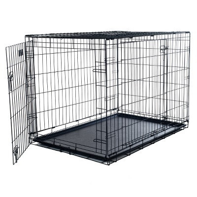 Pet Adobe Double Door Folding Metal Dog Crate – 42" | Target