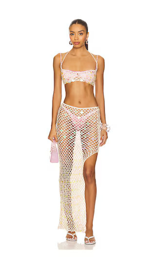 superdown Marlie Skirt Set in Neutral. - size L | Revolve Clothing (Global)