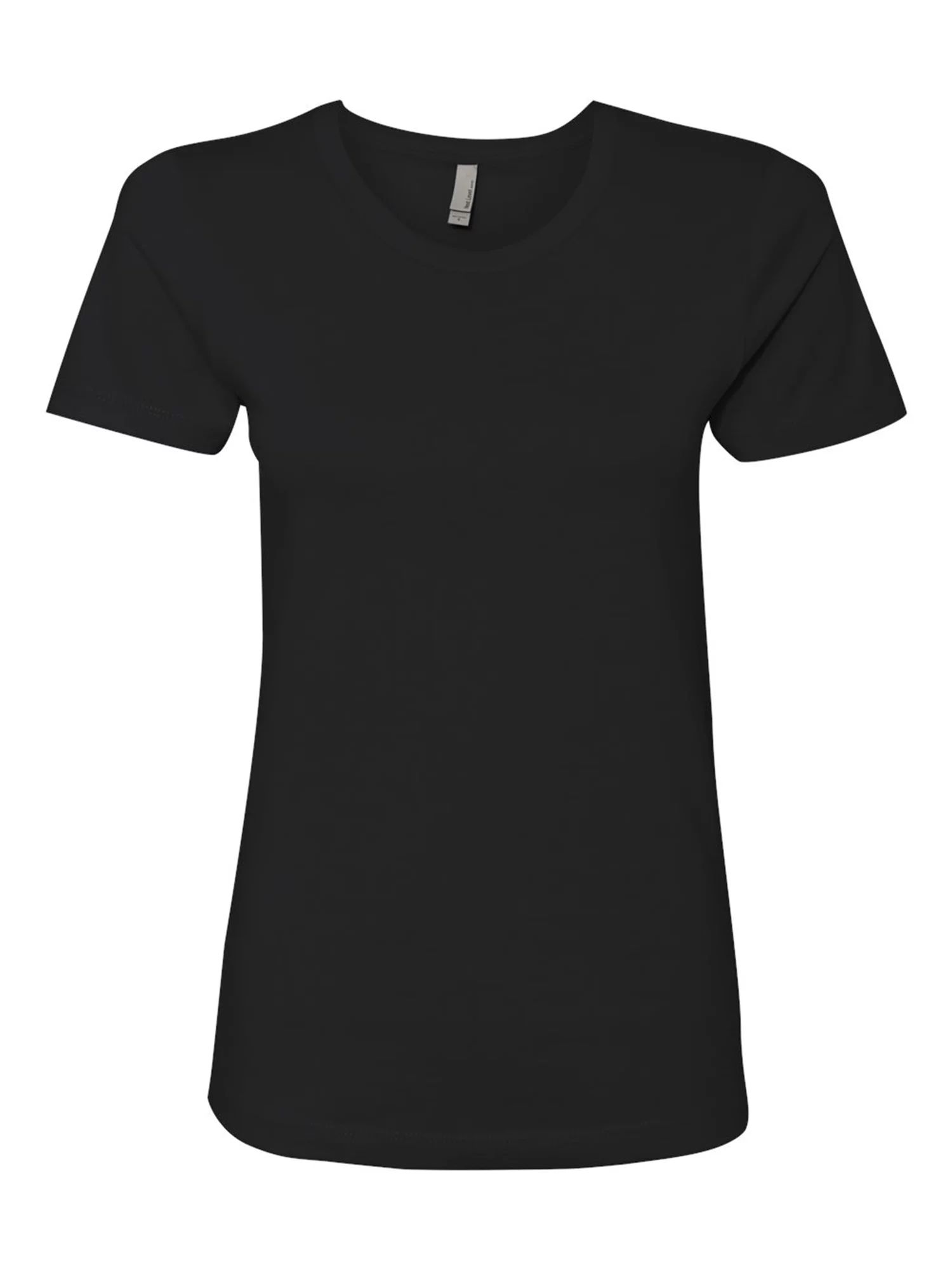 Next Level - Plain T Shirt for Women - Short Sleeve Women Shirts - Womens Black Shirt - Value Bas... | Walmart (US)