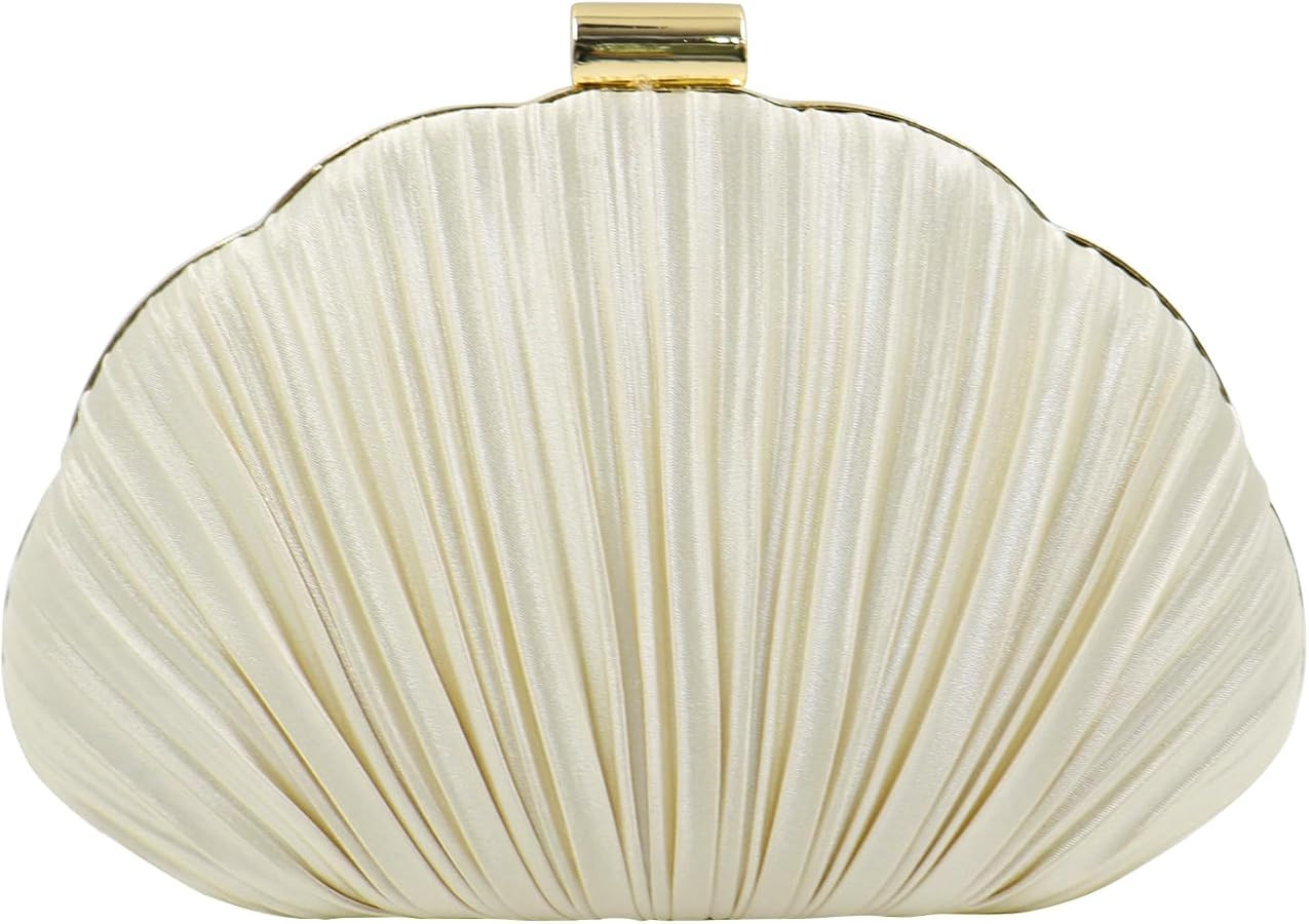 Women Clutch Purse with Chain- Elegant Evening Bag for Wedding, Prom, Cocktail Party & Formal | Amazon (US)
