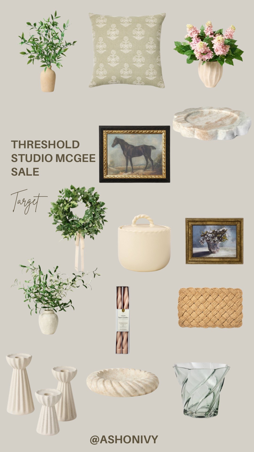 Spring sale.  Threshold x Studio McGee.  Target.  Home decor.  Wreaths.  Candles.  Doormat.  Art print. Plants.  Florals.

#LTKSaleAlert #LTKHome #LTKSeasonal