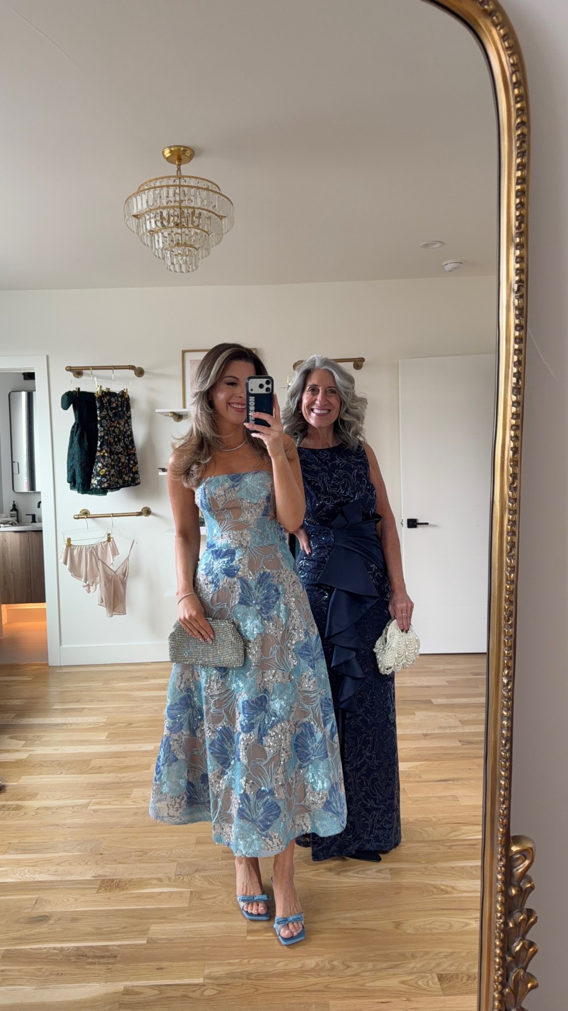 Mom and me wedding guest and formal event dresses blue floral sequin and metallic dresses 

Vici code: emerson30
Revolve code: tulip

Wearing my usual smalls/2
Mom wears a medium/6

Wedding guest
Formal event
Black tie
Floral
Metallic
Ruffle 
Mother of the bride
Special occasion

#LTKgrwm #LTKSeasonal #LTKWedding