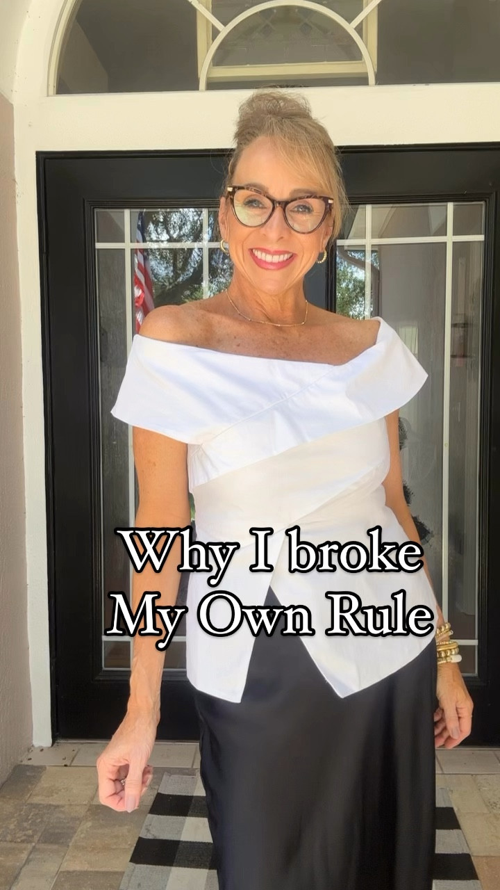 I swore off OTS tops until this one came along. Wearing it in a size 4. 
Also linking my favorite strapless bra. 

#LTKSaleAlert #LTKStyleTip #LTKOver40