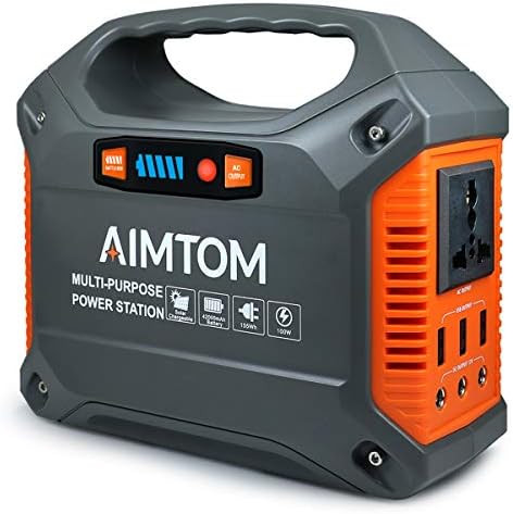 Amazon.com : AIMTOM 42000mAh 155Wh Power Station, Emergency Backup Power Supply with Flashlights ... | Amazon (US)