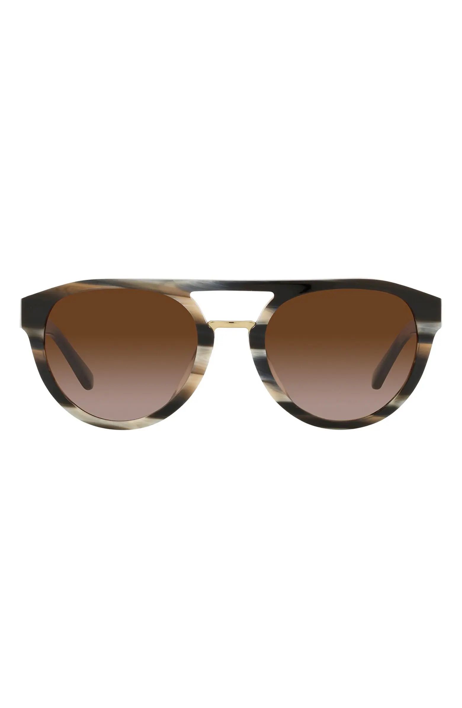 Tory Burch 52mm Gradient Aviator Sunglasses | Nordstrom | Nordstrom