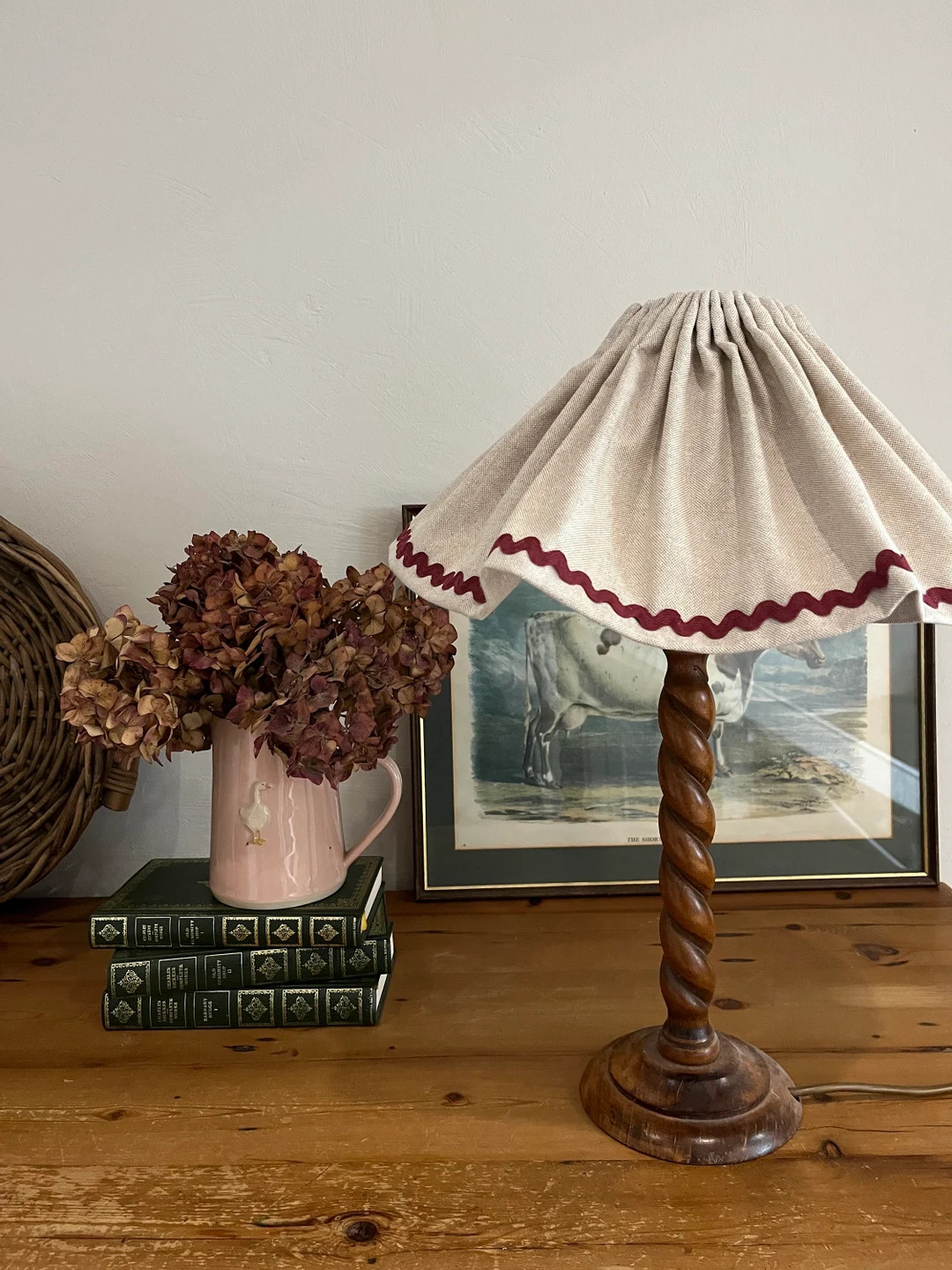 Mulberry Ric-rac Ruffle Shade - Etsy Canada | Etsy (US)