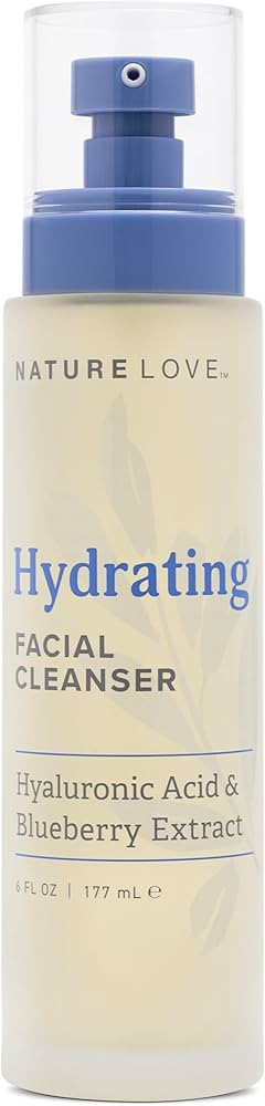 Nature Love Hydrating Facial Cleanser with Hyaluronic Acid & Blueberry Extract | Gently Exfoliate... | Amazon (US)