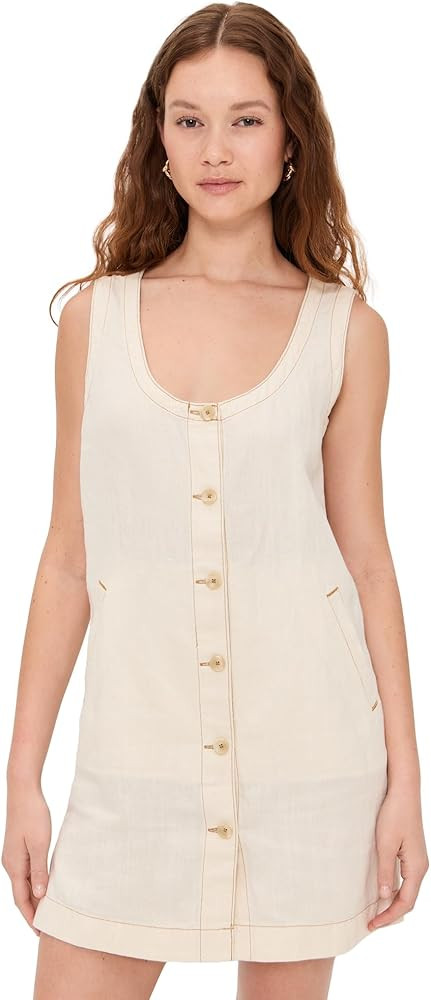 Faherty Women's Linen Denim Malibu Dress | Amazon (US)