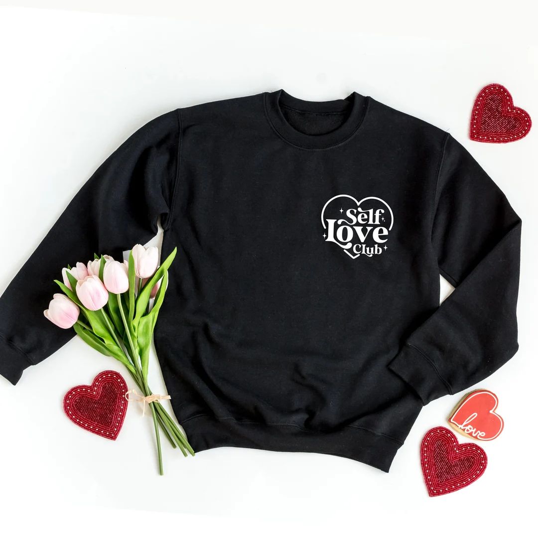 Self Love Club Sweatshirt - Etsy | Etsy (US)