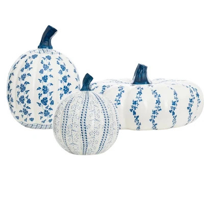 Porcelain Pumpkin Trio | The Enchanted Home