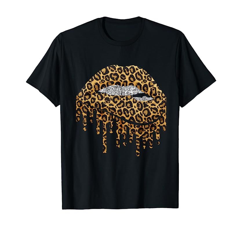 Brand: Limited Edition Leopard Lips Mouth Woman Tee | Amazon (US)