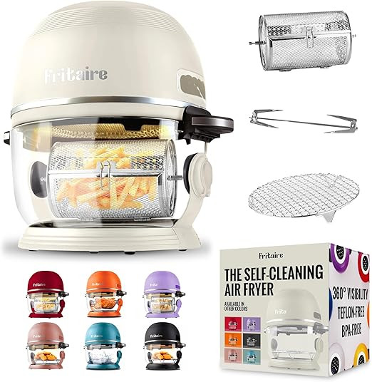 Non Toxic Air Fryer™ - Glass AirFryer 5 Quart w/ 360 Visibility, Self-Cleaning, 400F Vortex Air... | Amazon (US)