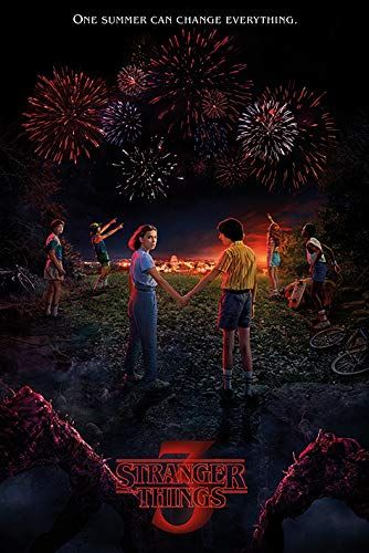 Stranger Things 3 - TV Show Poster (Season 3 - Regular Style) (Size: 24" x 36") | Amazon (US)