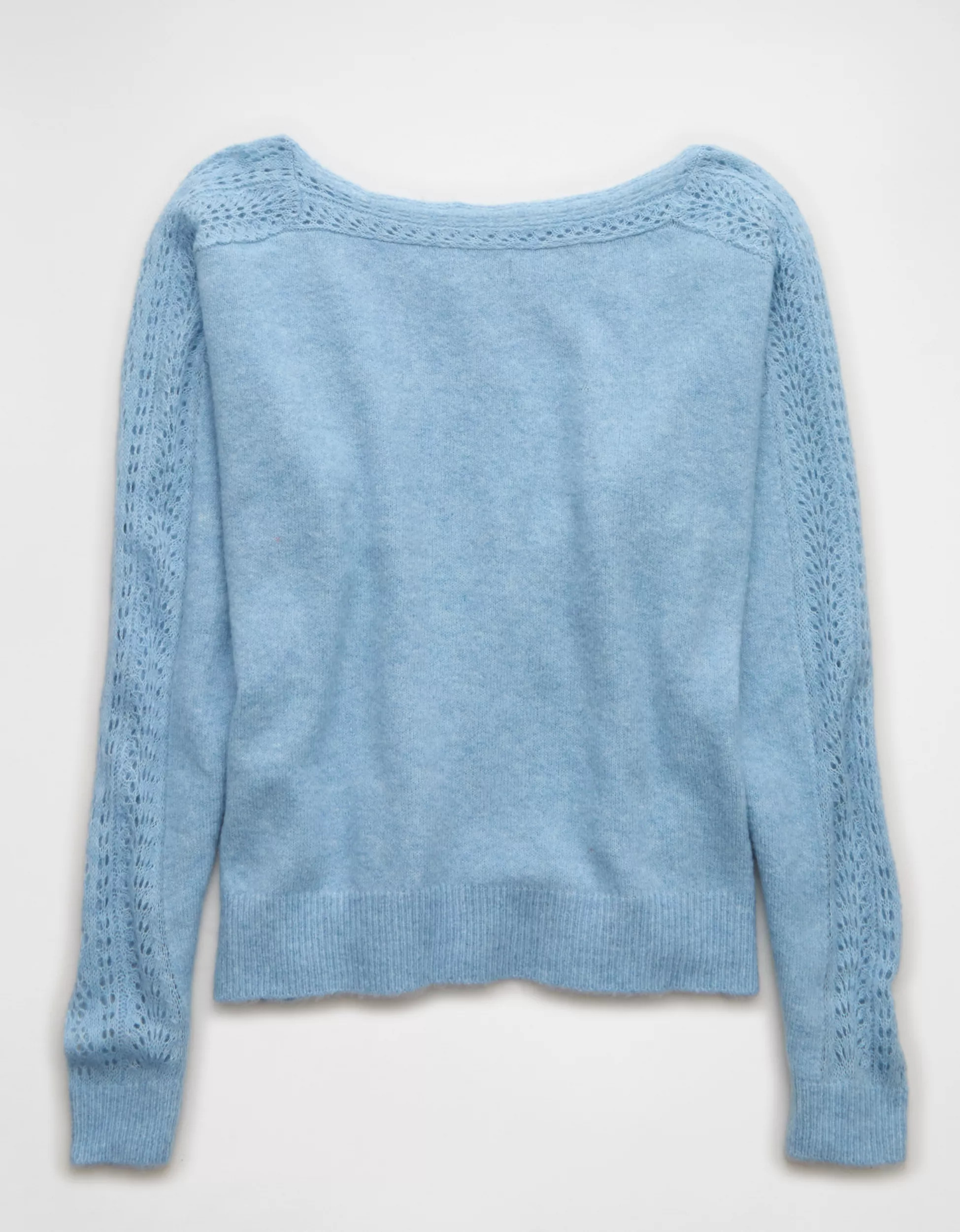 AE Whoa So Soft Lace Sweater | American Eagle Outfitters (US & CA)