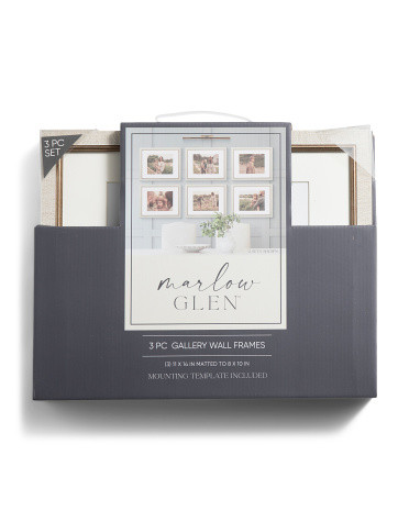 3pk 11x14 Matted To 8x10 Two Tone Wall Portrait Frame Set | TJ Maxx