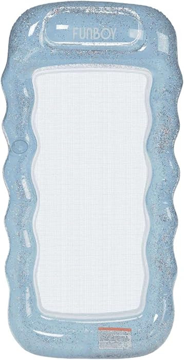 FUNBOY Clear Inflatable Mesh Pool Lounger Mesh Water Hammock with Built-in Pillow 70" Pool Hammoc... | Amazon (US)