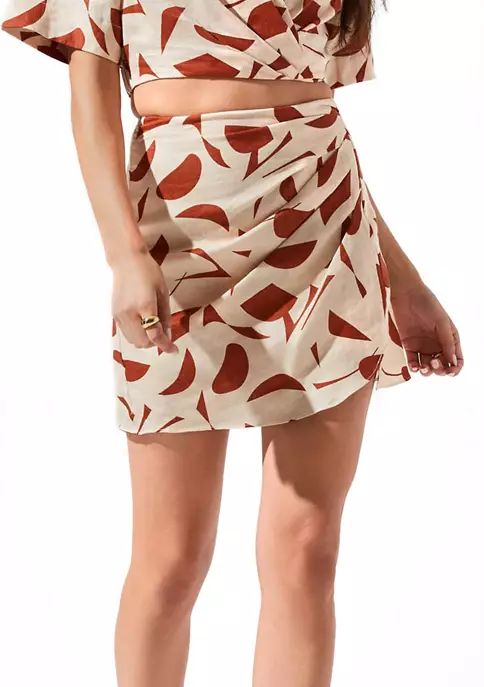 Women's Abstract Printed Skirt | Belk