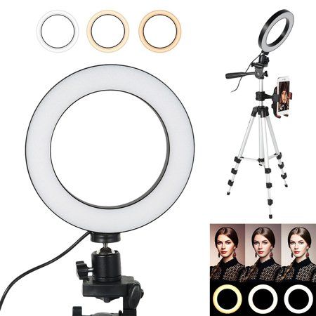 HOTBEST Camera Video Tools-Ring Light LED, Tripod, Phone Clip, Live Tripod Fill Light | Walmart (US)