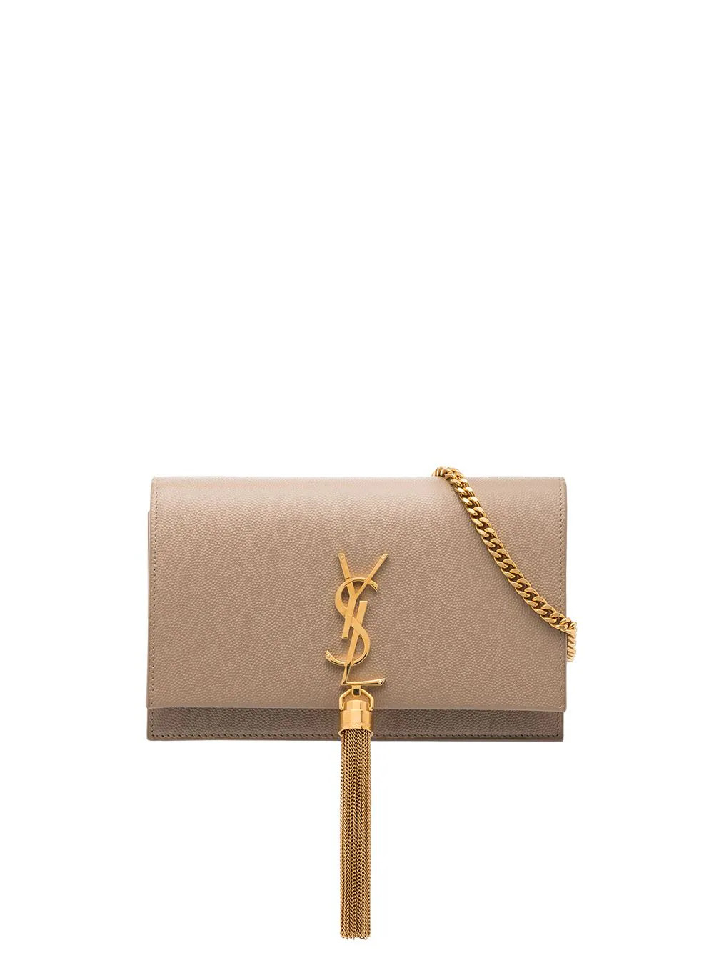Saint Laurent Kate Leather Clutch Bag - Farfetch | Farfetch Global