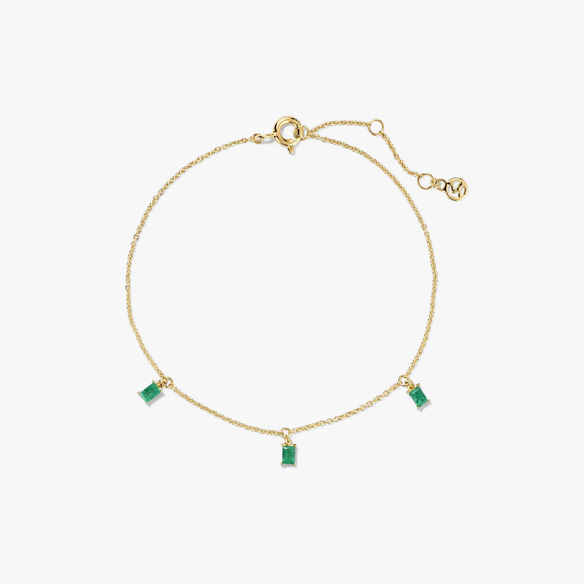 Baguette Gemstone Bracelet | Mejuri Fine Crew