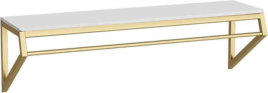 Modern Simple Men's and Women's Clothing Store Heavy Duty Metal Display Shelf,Wall-Mounted Garmen... | Amazon (US)