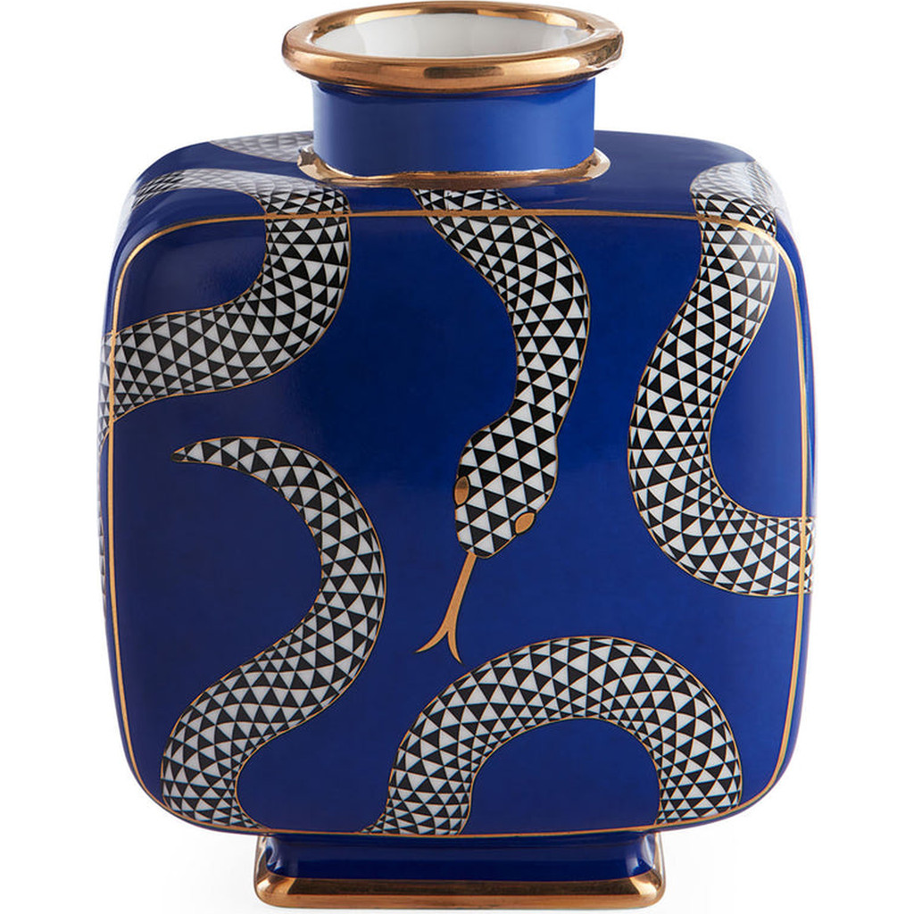 Jonathan Adler Eden Square Vase in Blue/gold at Nordstrom | Nordstrom
