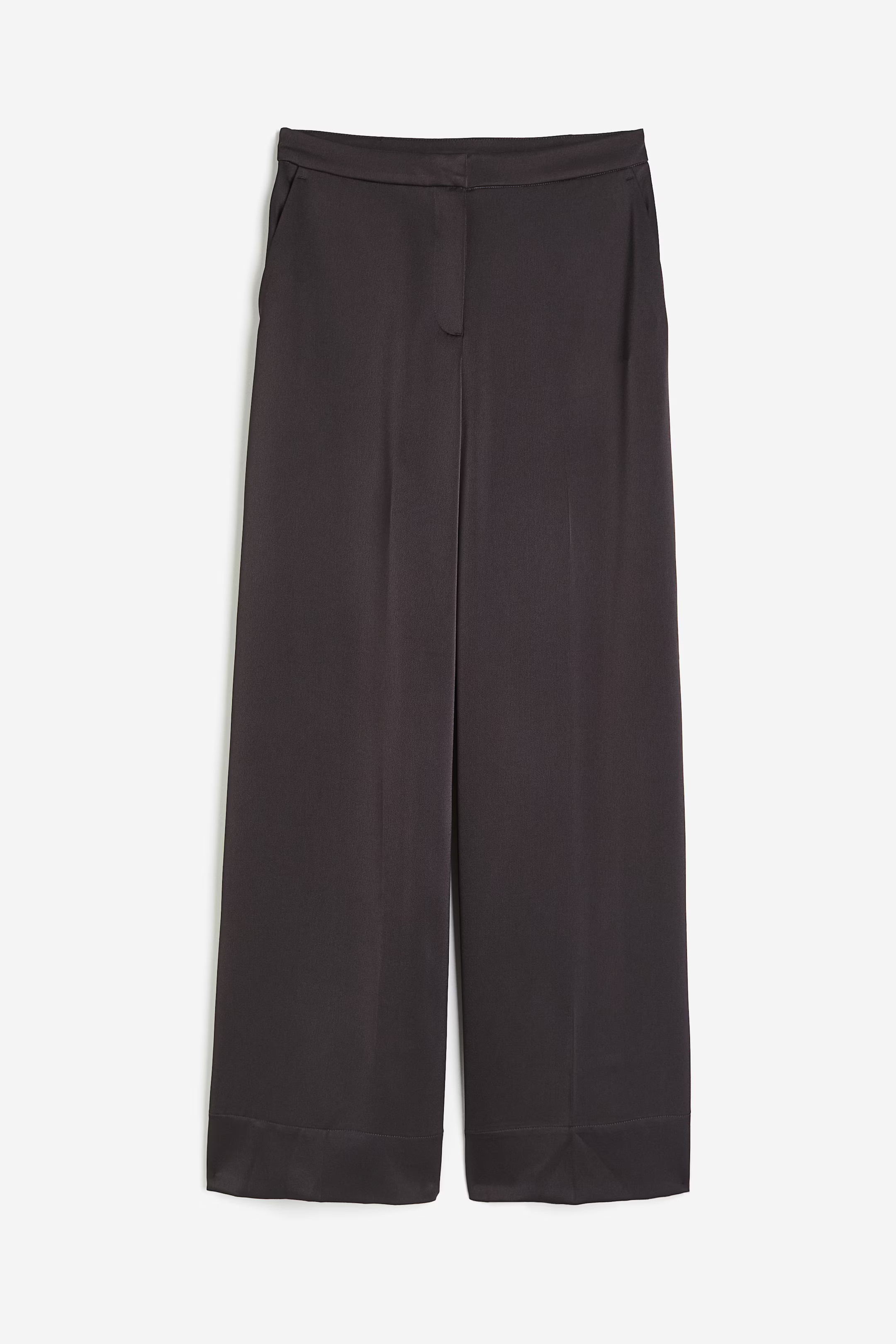 Wide satin trousers | H&M (UK, MY, IN, SG, PH, TW, HK)