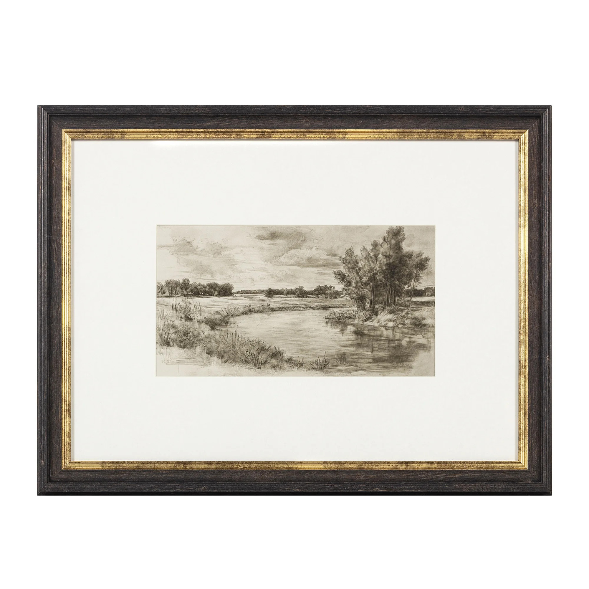 My Texas House Valley Marshland 24x18 Framed Wall Art - Walmart.com | Walmart (US)