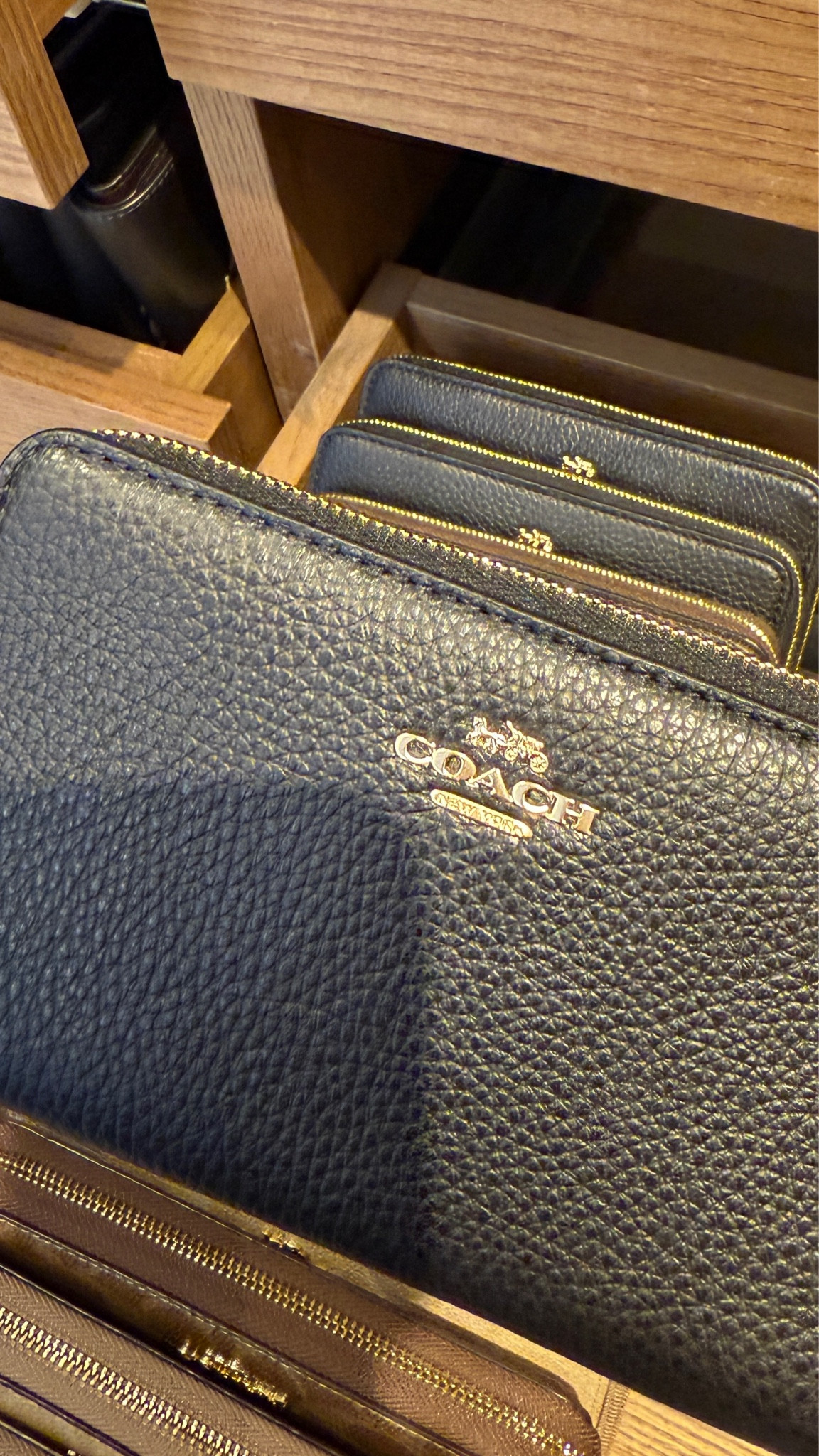 Perfect size card wallet! Not bulky at all, room to slip standard iPhone inside too. Great gift idea! 

#LTKFindsUnder100 #LTKGiftGuide #LTKWorkwear