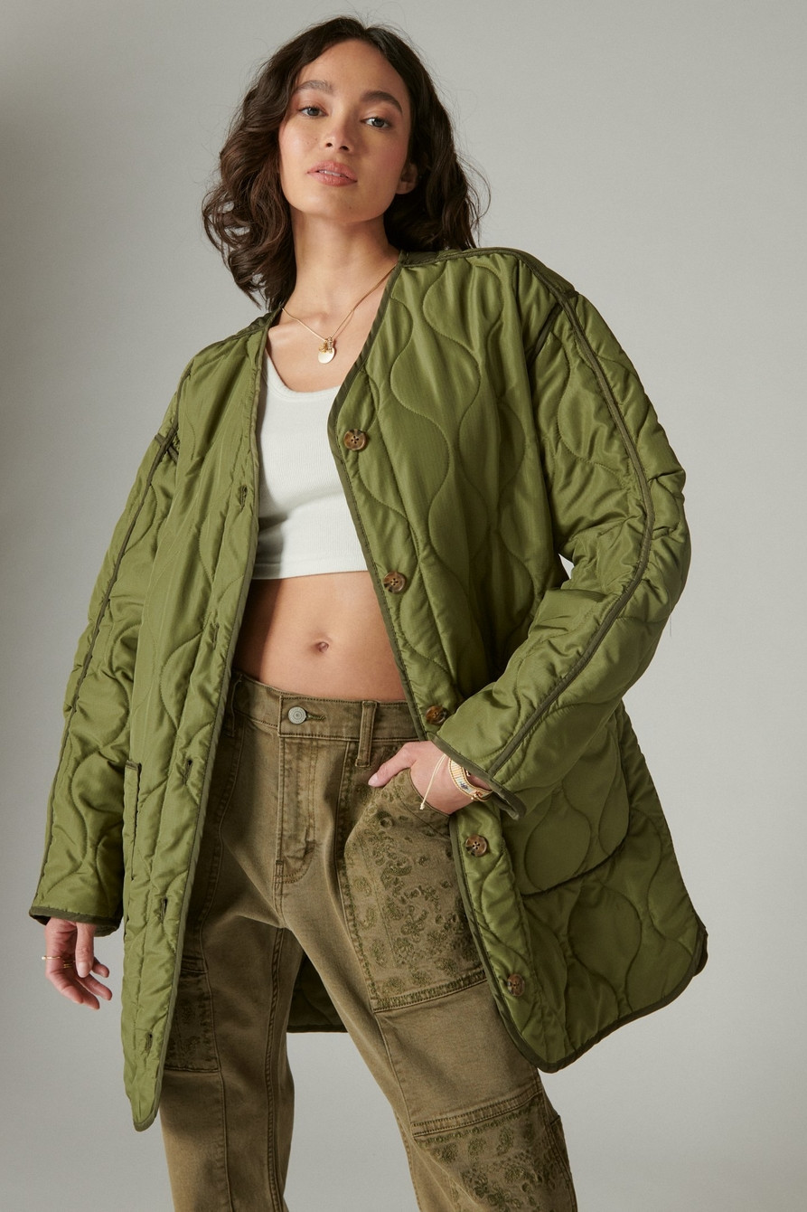 LONGLINE QUILTED LINER JACKET | Lucky Brand