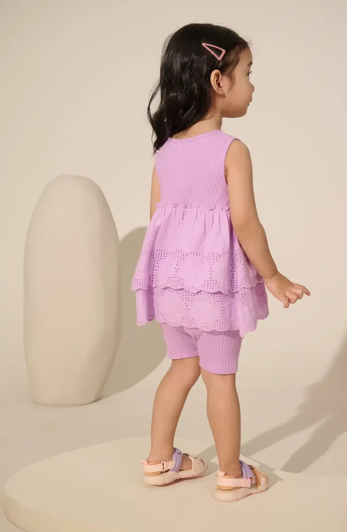 Kids' Tiered Tank & Shorts Set | Nordstrom
