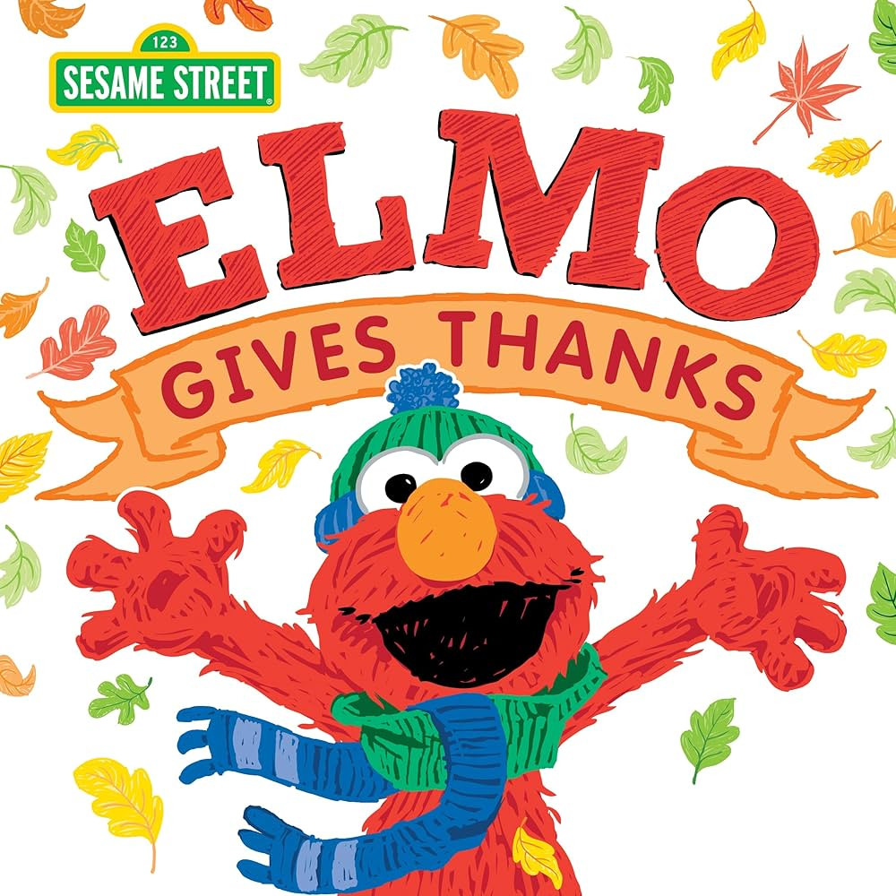 Elmo Gives Thanks: A Thanksgiving Book for Kids (Sesame Street Scribbles) | Amazon (US)