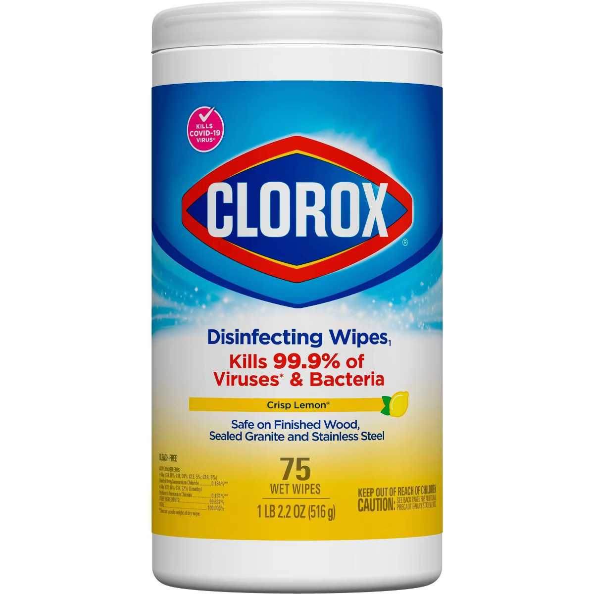 Clorox Crisp Lemon Disinfecting Wipes Bleach Free Cleaning Wipes | Target