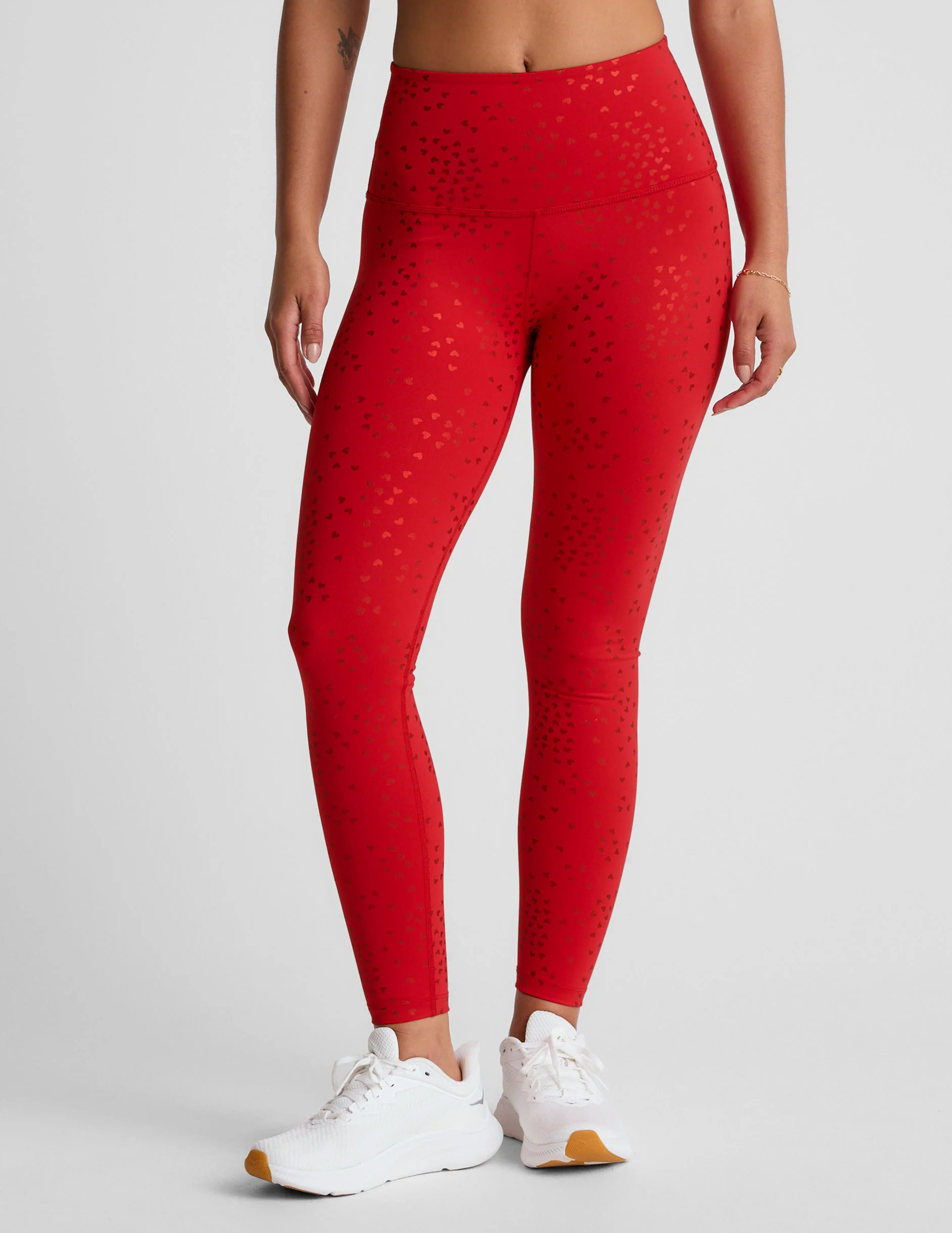 Hearts Powershine High Waisted Midi Legging | Beyond Yoga | Beyond Yoga