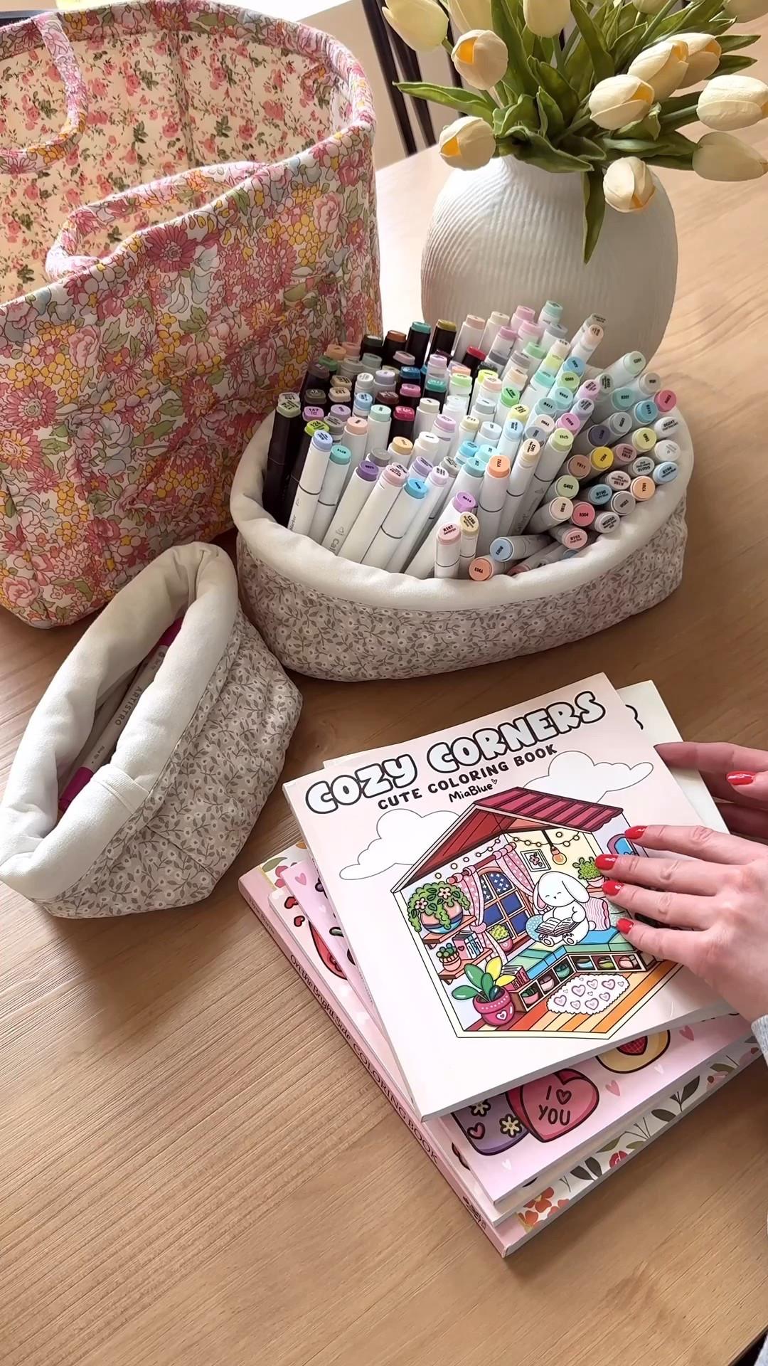 Color with me + my coloring book, markers, & hobby organization details!

Love unwinding with coloring after a long day💕 These coloring books are the best because they’re affordable (most of them are under $10)! These markers are the best, just remember to put a bleed page down (I forgot in this video). I love that these quilted floral bags are making a come back, they are giving early 2000s Vera Bradley vibes! I put all my coloring books, markers, and acrylic pens in them!

#LTKHome