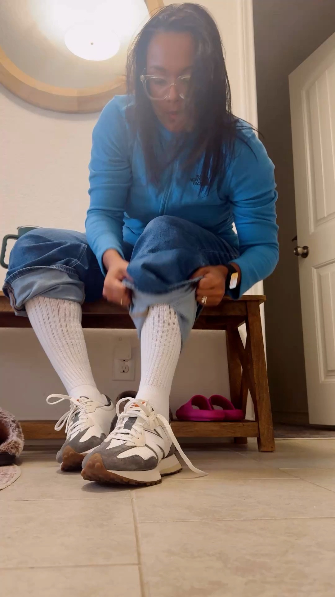 Cold months and home chilling, you’re going to catch me in long comfy socks 🙌🏾

#LTKStyleTip #LTKFitness #LTKActive