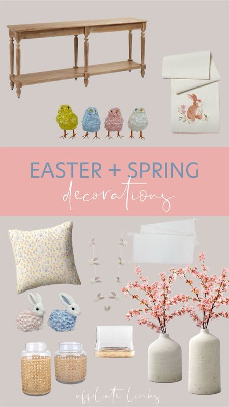 Easter and spring decorations links from my spring clean and decorate 2024 

#LTKSeasonal #LTKSpringSale #LTKVideo