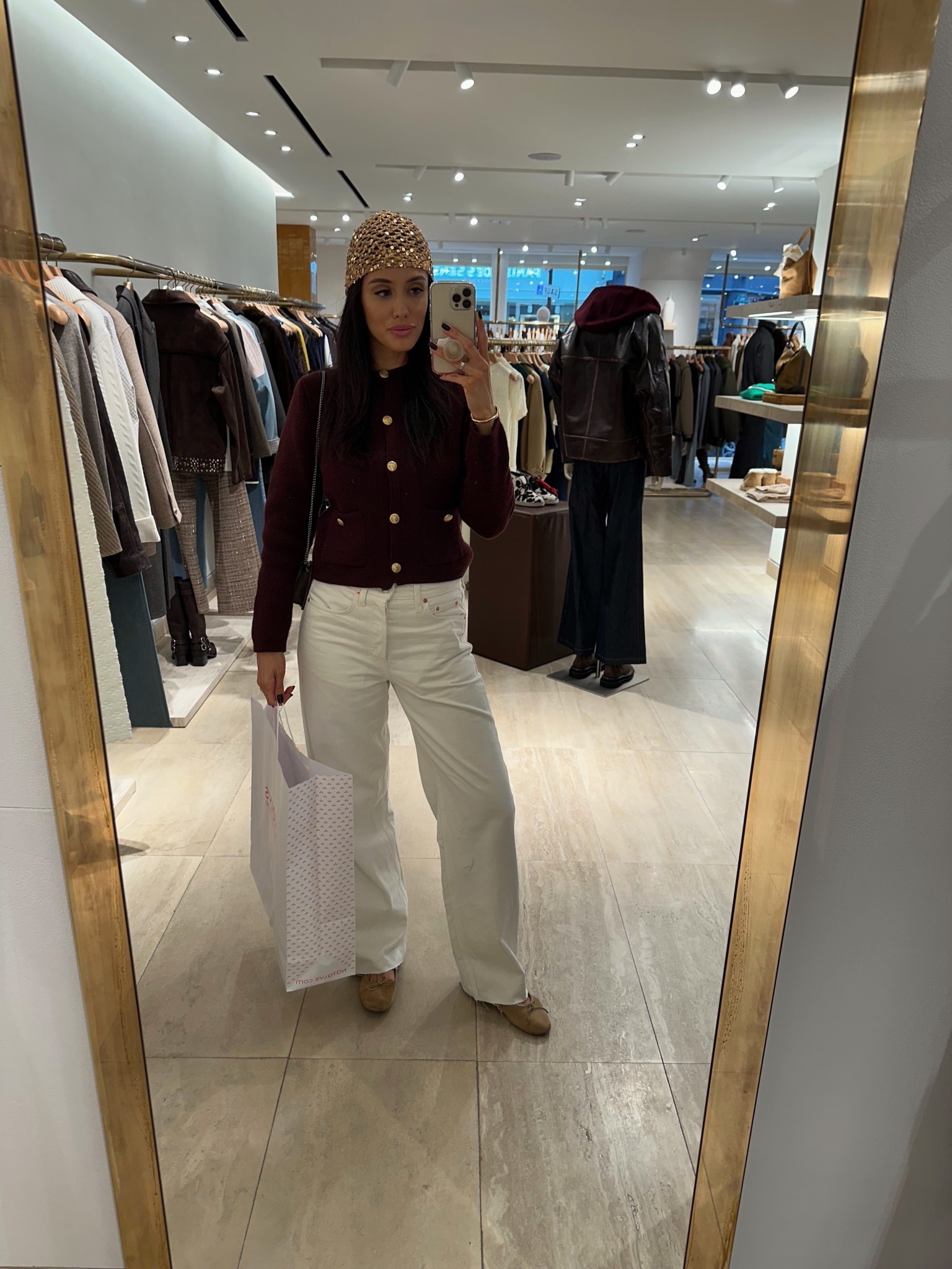 White jeans outfit 

White wide leg jeans, cream jeans, off white jeans, suede ballet flats, beige ballet flats, burgundy sweater, burgundy cardigan, sequin beanie, crochet beanie, winter hat, winter beanie, wide leg jeans, winter outfit, winter sweater, spring outfit, holiday outfit, sweater outfit, cardigan outfit, beanie outfit, 

#LTKootd #LTKFindsUnder100 #LTKdayinmylife