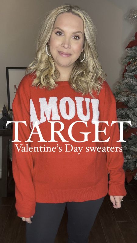 Two must-have Valentine’s Day sweaters from Target that are under $33! I’m wearing a size medium in both at 3 weeks postpartum. 

Winter outfit, Valentine’s Day, Target style, boots, sneakers

#LTKSeasonal #LTKstyletip #LTKfindsunder50
