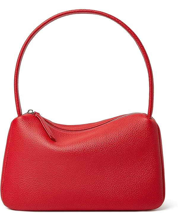 Daiblueland Small Leather Shoulder Bag For Women Luxury Clutch Tote Purse With Zipper Closure | Amazon (US)