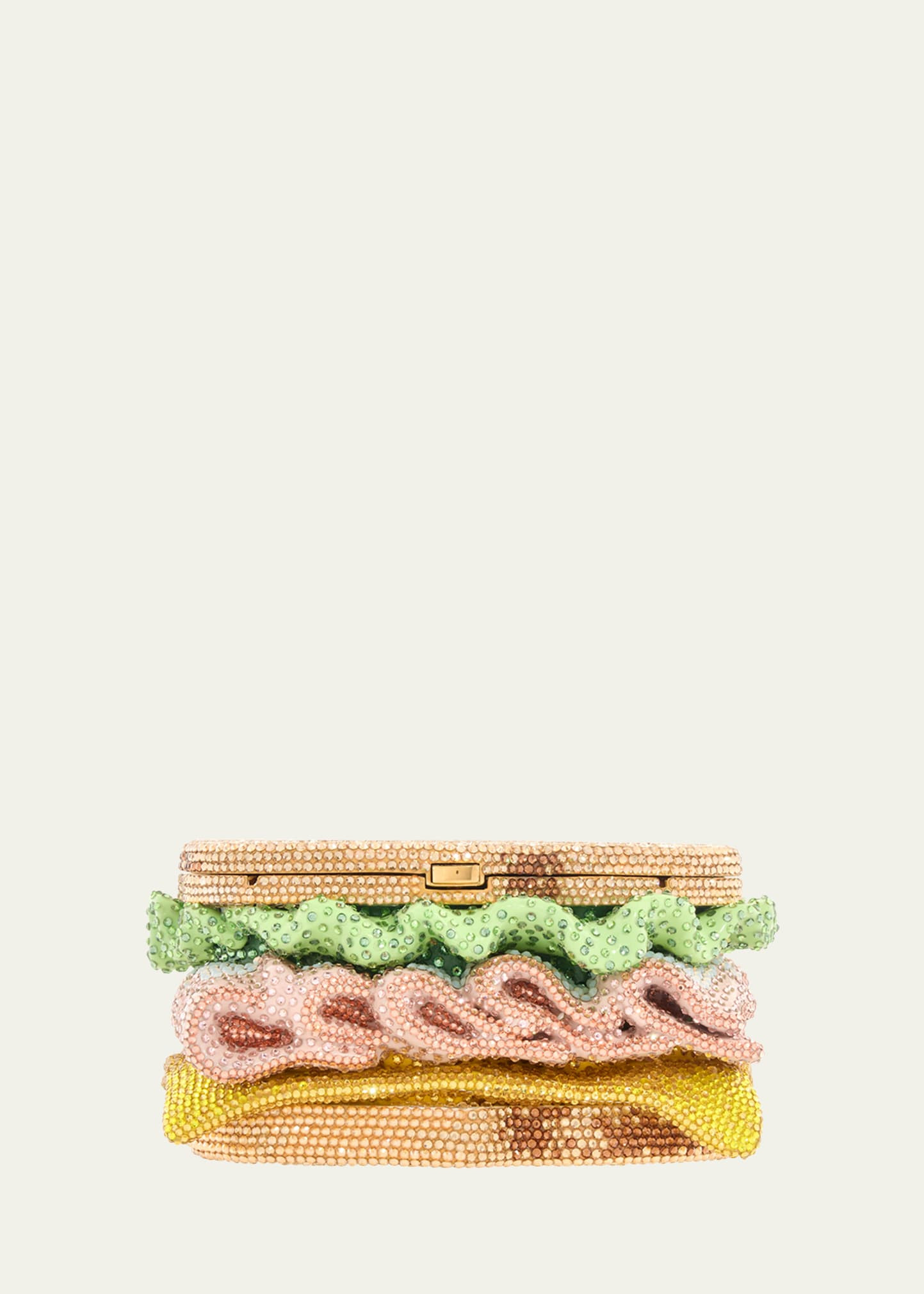 Judith Leiber Couture Lightly Toasted Crystal Sandwich Minaudiere | Bergdorf Goodman