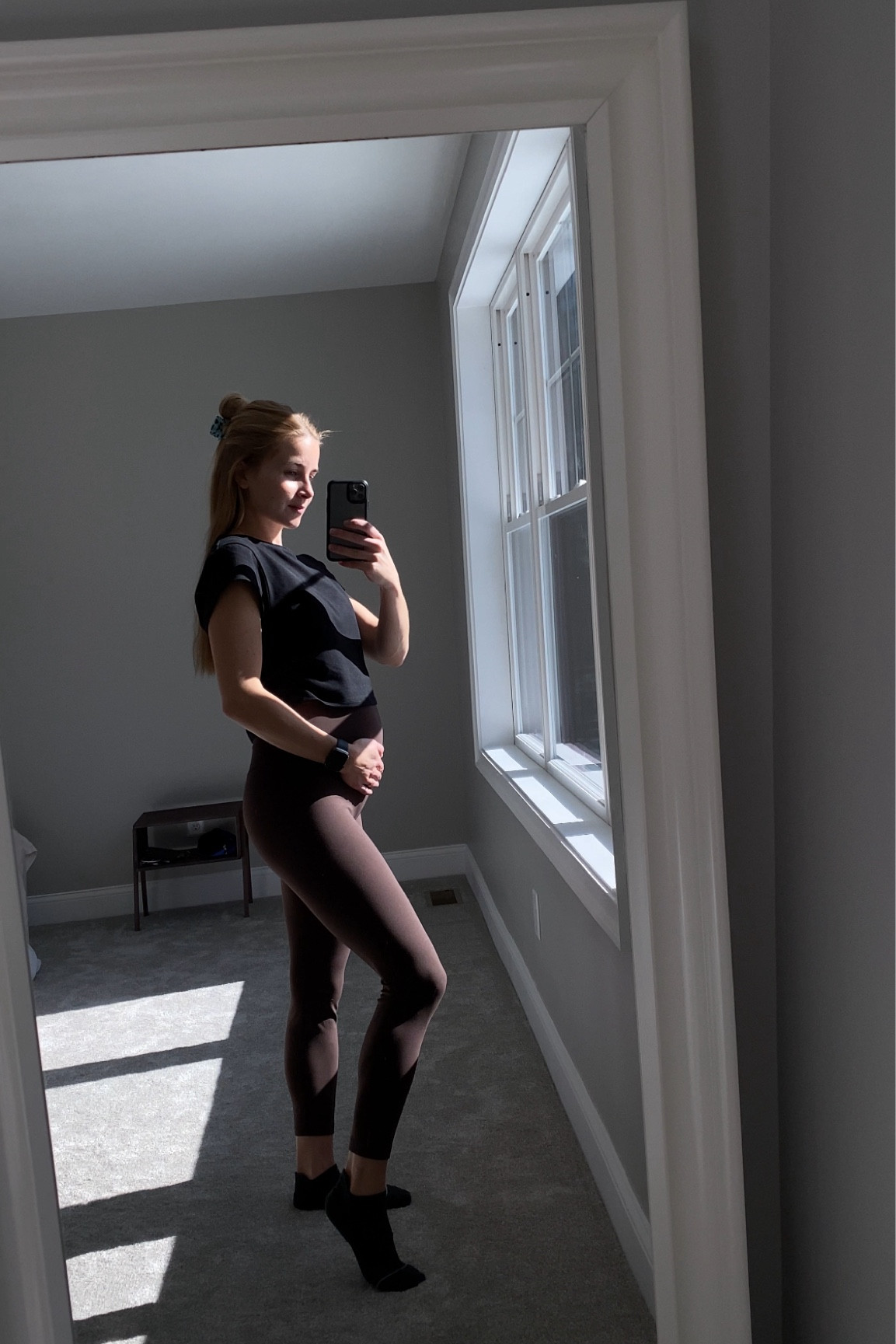 Tights - sized up, (S)
Tee - sized up, runs small (L)


#LTKbump #LTKfitness #LTKfindsunder50