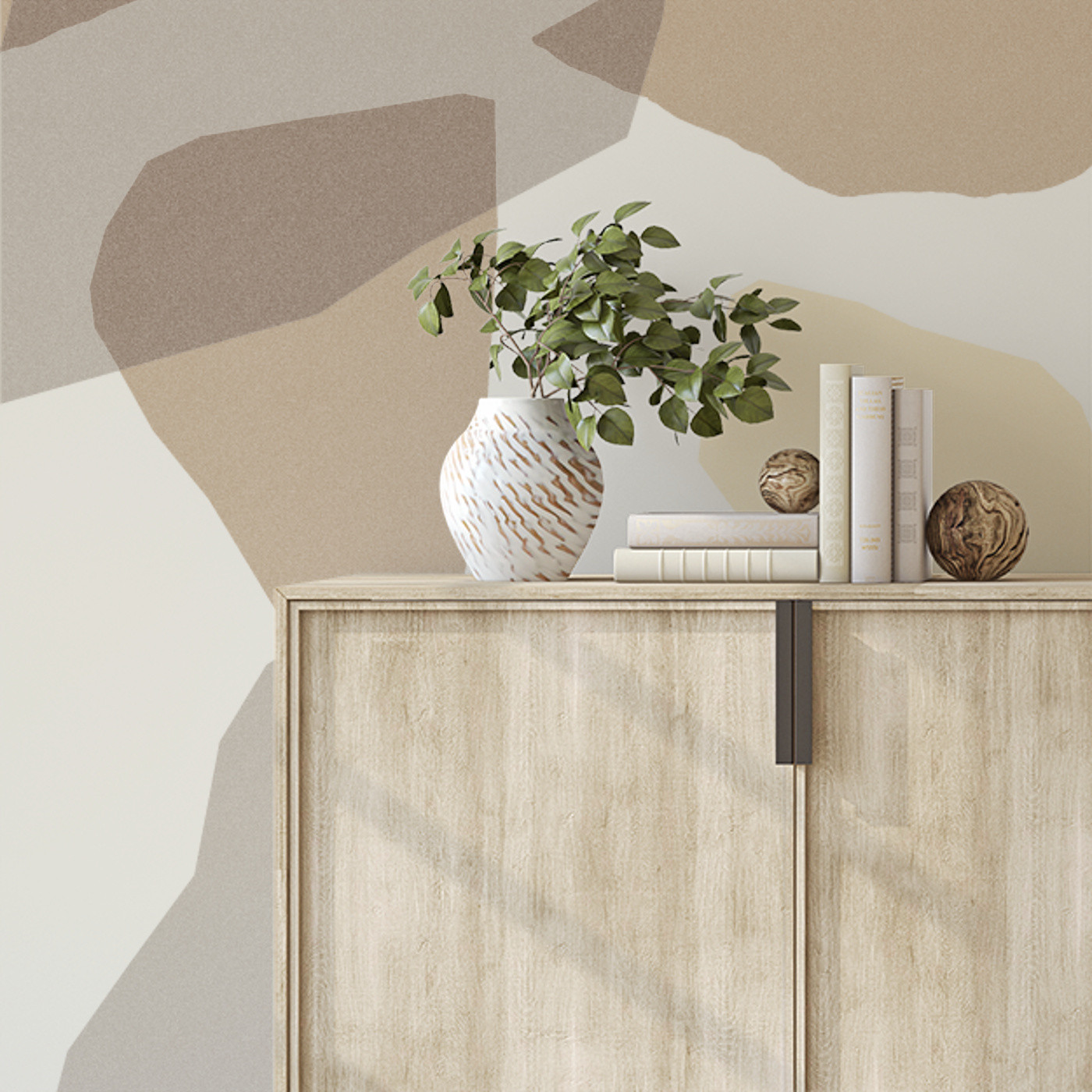 Peel And Stick Removable Wallpaper Paper Collage Sample | Love vs. Design